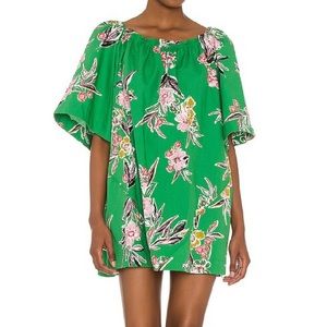 Free People Jodie Printed Tunic in Gardenia Floral